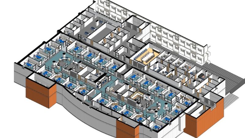 הונחה אבן הפינה למחלקת טיפול נמרץ חדשה ברמב