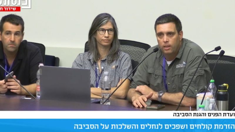 הדיון בוועדת הפנים והגנת הסביבה | צילום: מתוך שידור ערוץ הכנסת