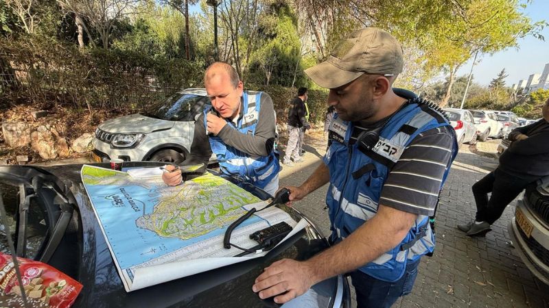 עובדי עיריית חיפה בתרגיל חירום | צילום (ארכיון): ראובן כהן, דוברות עיריית חיפה