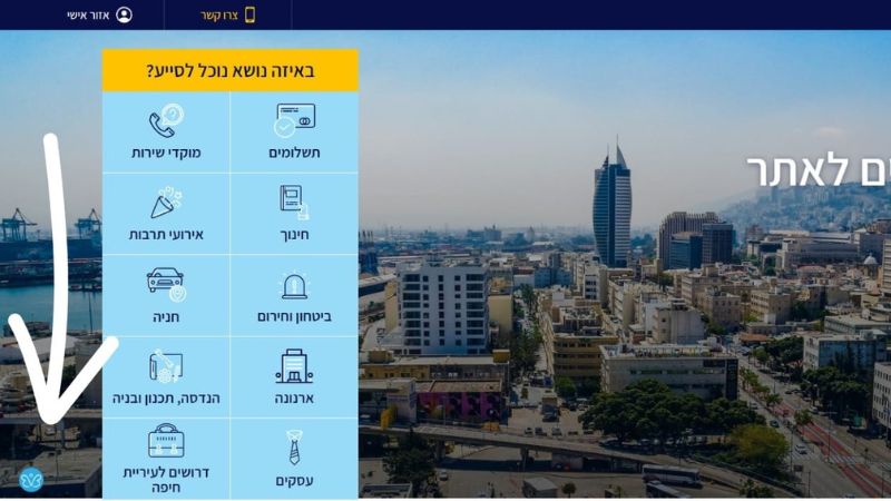 נפגעתם ואתם חוששים? באתר עיריית חיפה הטמיעו כפתור לדיווח דיסקרטי על אלימות