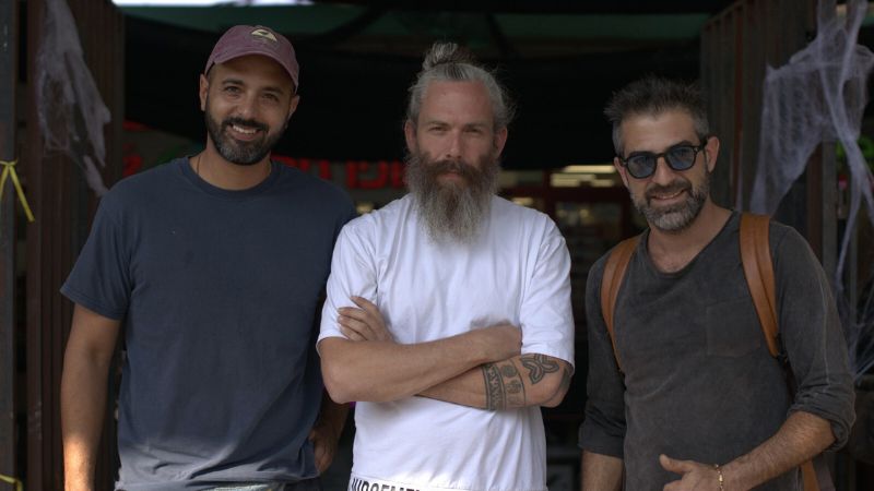 מימין: שי זלמנוביץ', אריק גלר, אסף אמיר | צילום: אלבום פרטי