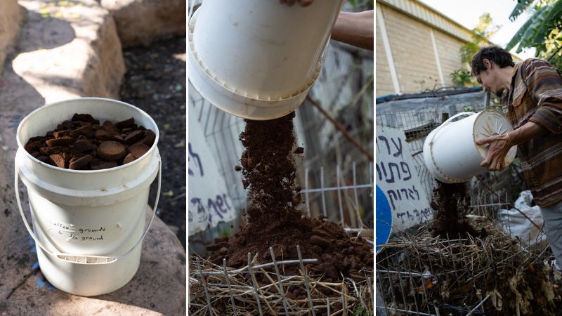 על כל קילו קומפוסט תקבלו שטר גלים אחד למימוש בגילה הקהילתית בבת גלים | צילום: אלבום פרטי