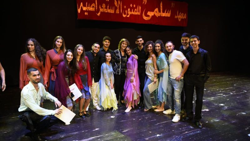 להקת סלמה עם פריאל שח'שיבון במרכז התמונה | צילום: אלבום פרטי