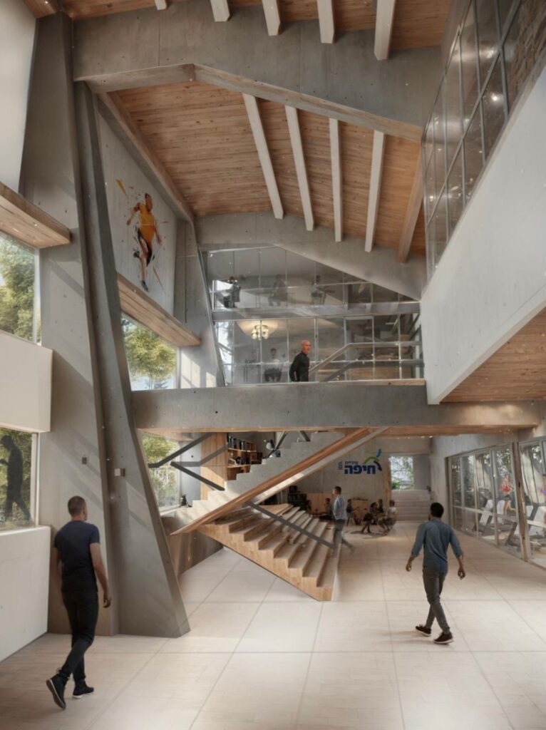 אצטדיון האתלטיקה בנוה שאנן לאחר השיפוץ והשדרוג | הדמיה: יפה נוף