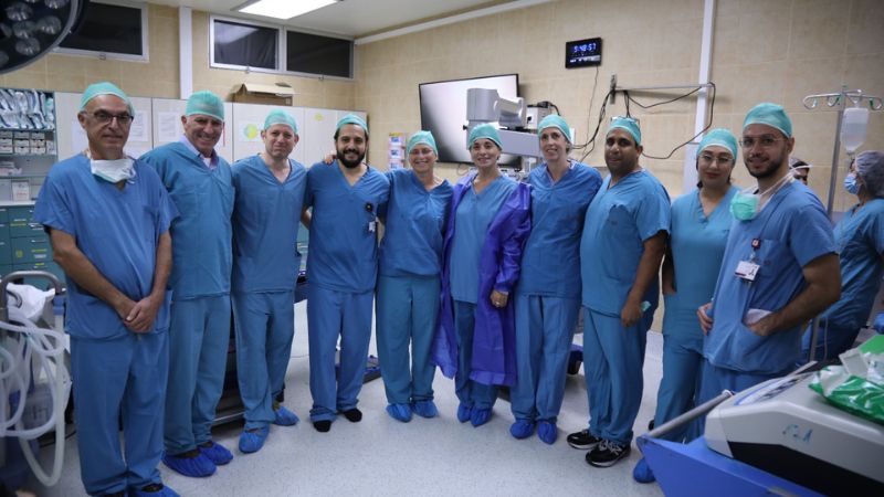 צוות חדר הניתוח ברמב