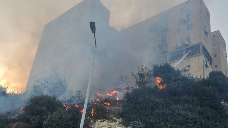 תושבים פונו משני מוקדי שריפות שונים בחיפה