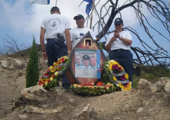 לזכרם של קציני המשטרה שנספו בשריפה בכרמל