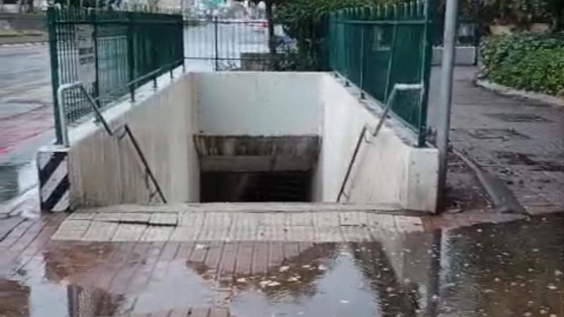 נראה שגם במערכת הגשמים הקרובה, ייאלצו משתמשי המנהרה בקרית אליעזר לחטוף שפריץ