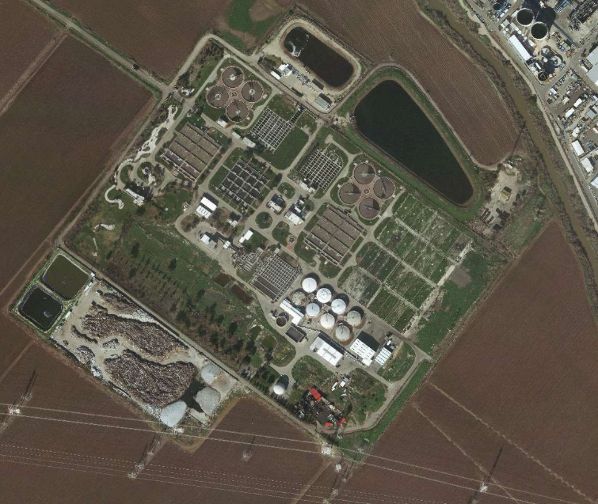 מכון טיהור השפכים של חיפה והאזור | צילום: דוברות איגוד ערים חיפה – ביוב