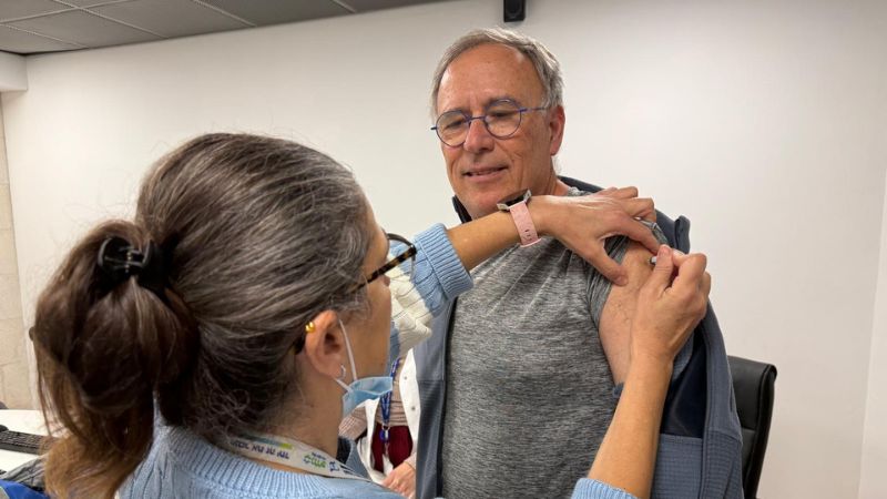 קופת חולים כללית: יום חיסונים מרוכז נגד שפעת לעובדי