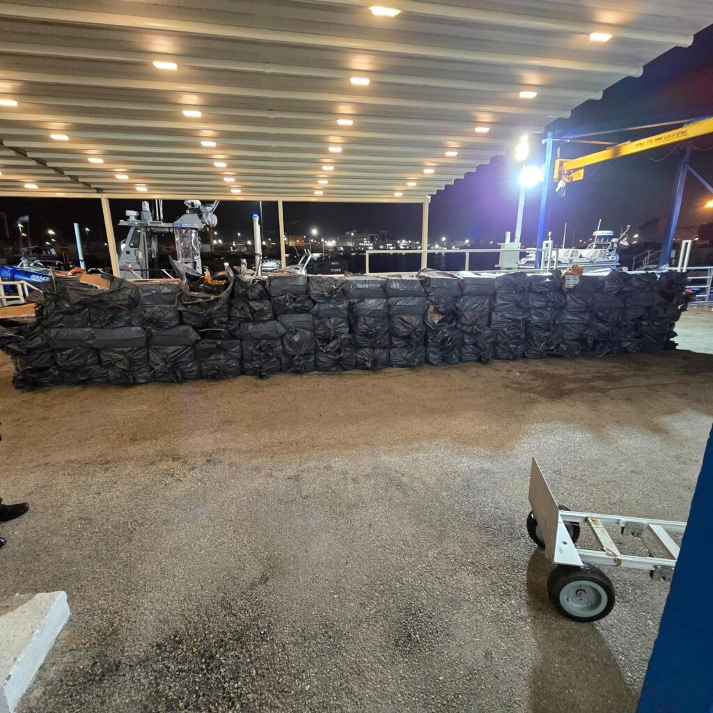 הסחורה שנתפסה |צילום: דוברות המשטרה