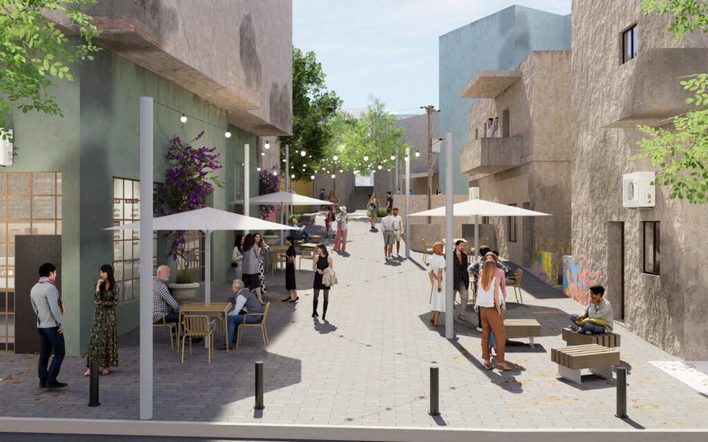 מעבר ברוריה, אחרי השיפוץ | הדמיה: 