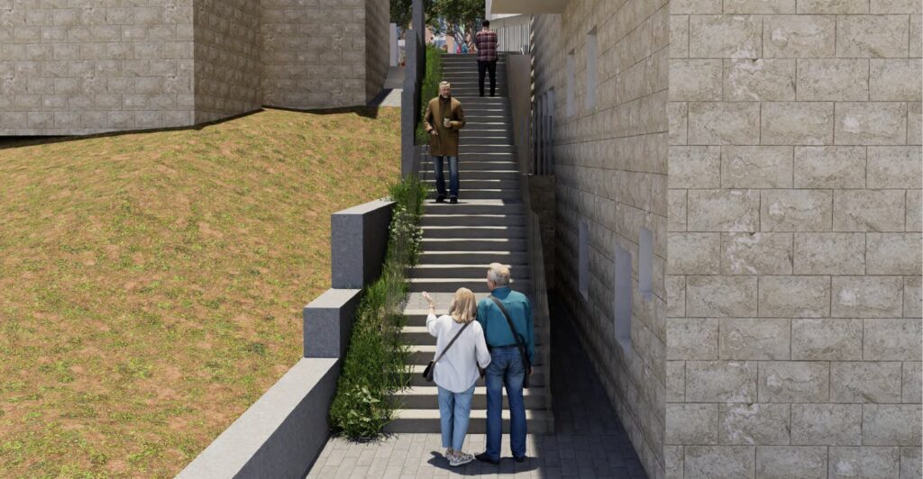 מעבר דבורה, אחרי השיפוץ | הדמיה: 