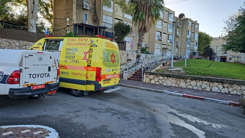 זירת השריפה בנהריה | צילום: תיעוד מבצעי מד