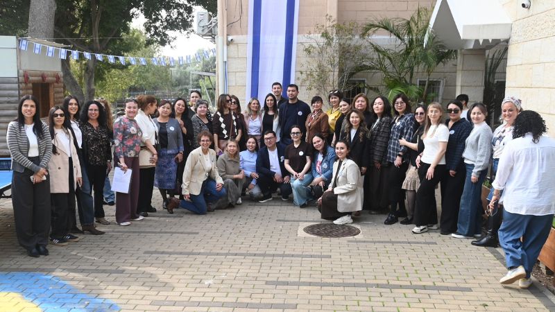 מודל לחיקוי: משלחת מקזחסטן ביקרה בבתי ספר בחיפה והקריות