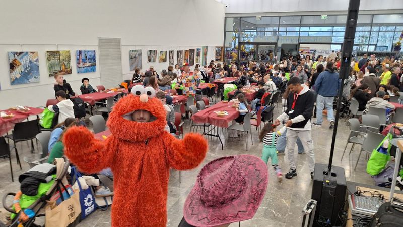 הפנינג רכבת החיוכים בבית אבא חושי | צילום: עומר מוזר
