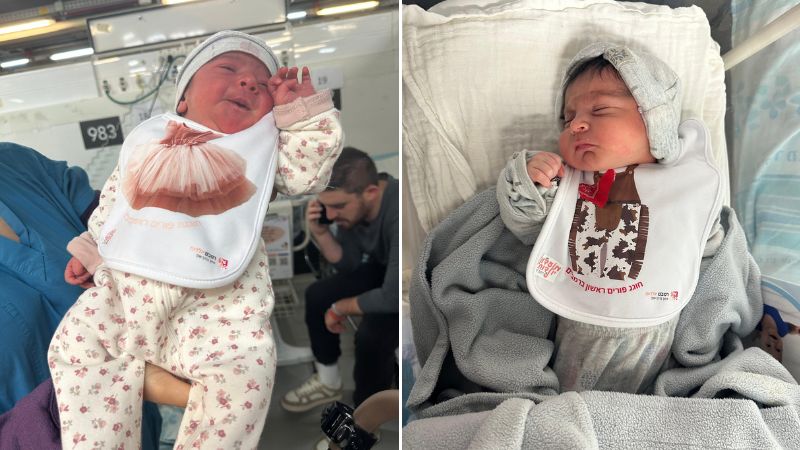 איזו מתיקות: נסיכה וקאובוי נולדו זה עתה בקריה הרפואית רמב