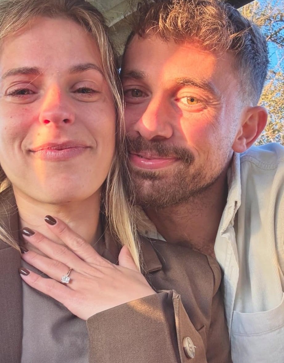 יובל נשיא וקול קונינסקי לאחר הצעת הנישואין | צילום: שימוש לפי סעיף 27א לחוק זכויות יוצרים