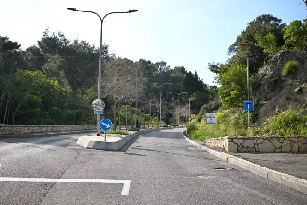 כביש אריאל שרון | צילום: ראובן כהן, דוברות עיריית חיפה