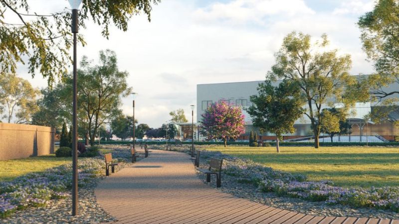 מתחם לוגיסטי חדש יוקם בצפון העיר, בסמוך לפארק הקישון ומעגנת שביט | הדמיה: חברת נמלי ישראל