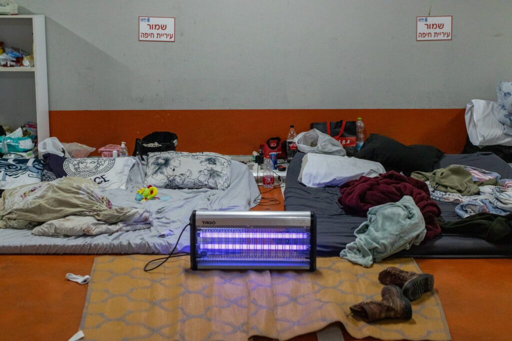 המקלט הציבורי ברחוב ביאליק | צילום: עומר מוזר