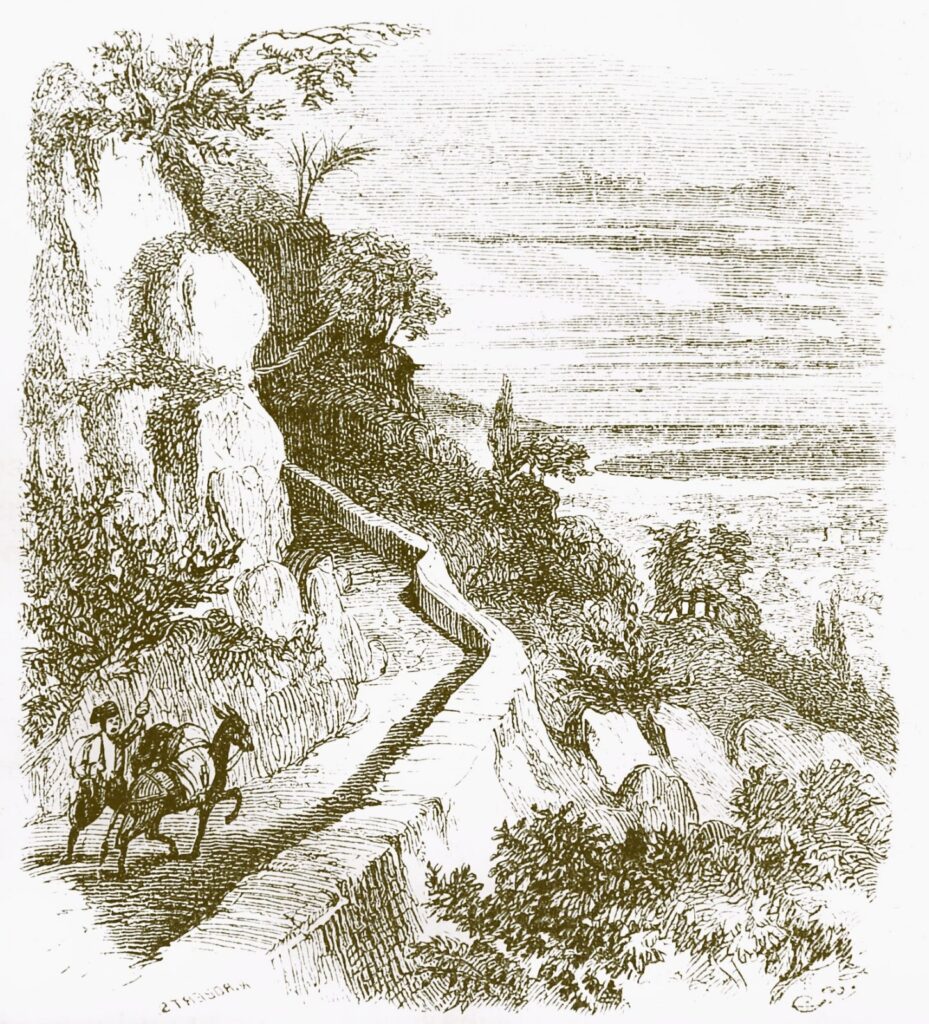 הדרך אל ההר, וו רוברטס, 1852