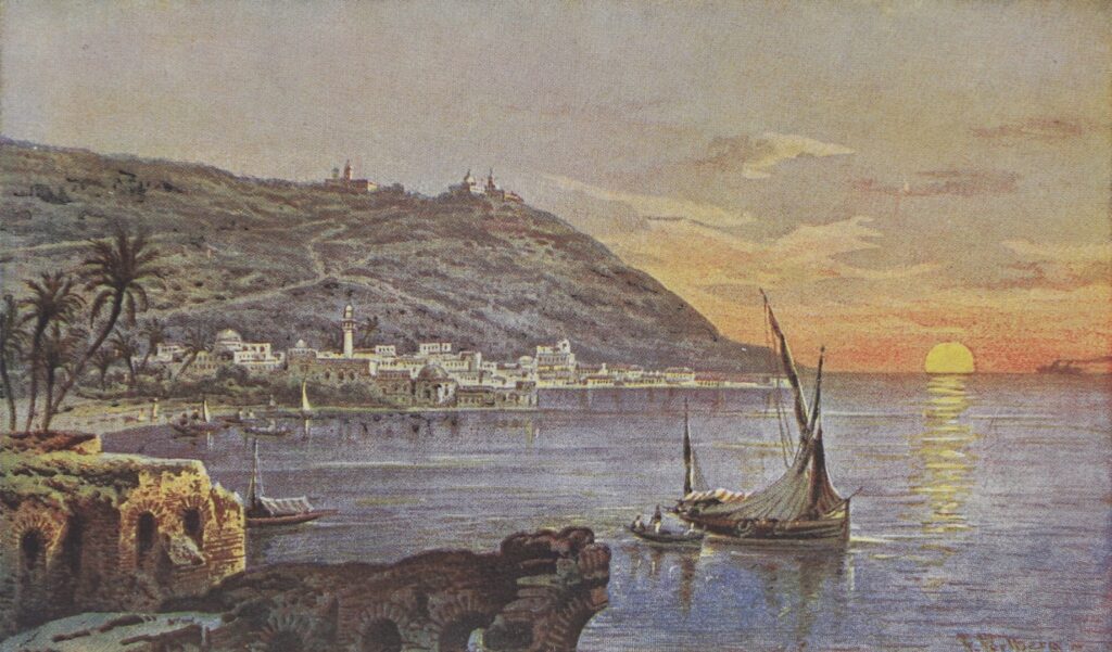 חיפה והר הכרמל, פ. פרלברג, 1900