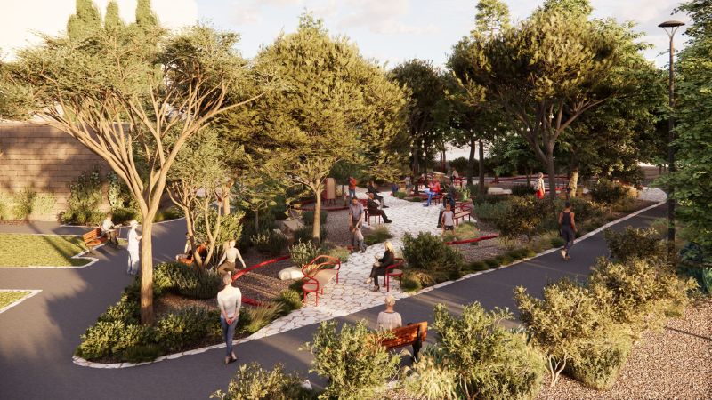 חידוש מתחם האודיטוריום | תכנון אדריכלי והדמיות: סטודיו אואה