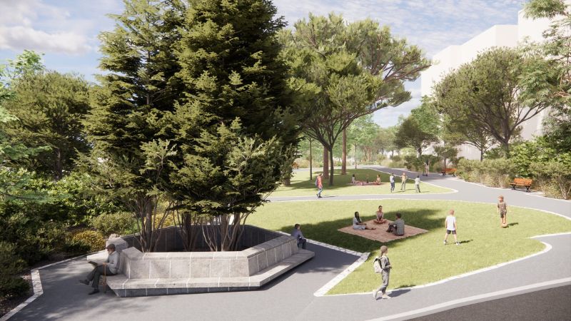 חידוש מתחם האודיטוריום | תכנון אדריכלי והדמיות: סטודיו אואה