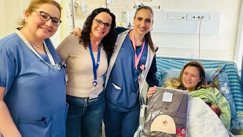 ללדת חיים בתוך סערה: מיזם מרגש של כרמל למען היולדות במרחבים המוגנים