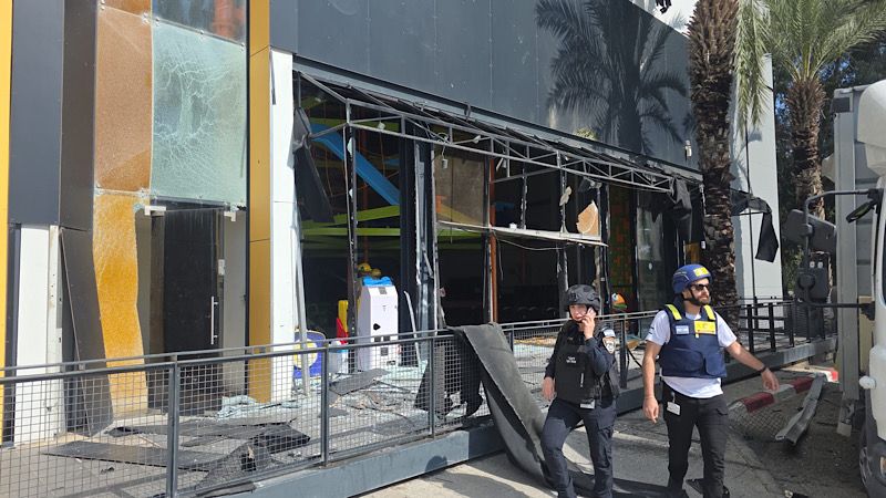 זירת נפילת רסיס אמל