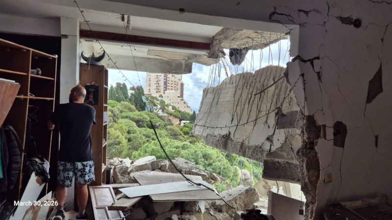 הזירה במרכז הכרמל: 4 לכודים חולצו ממבנה שנפגע