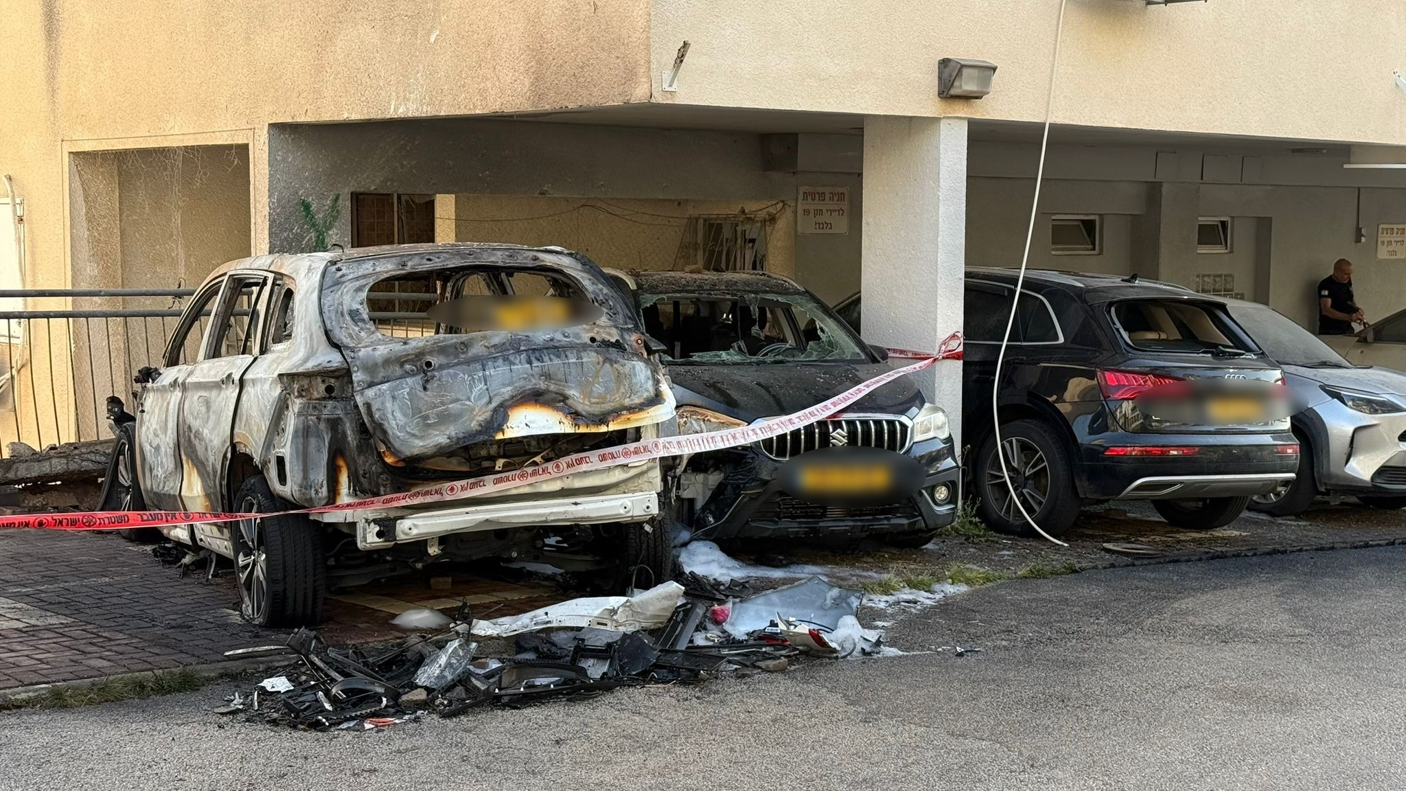 כ-10 זירות נפילה בחיפה, ארבעה נפגעו קל משאיפת עשן