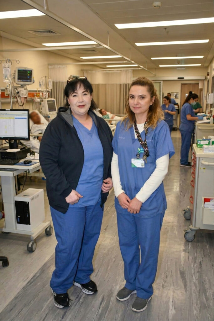 האחיות רגינה וואפה במחלקה בכרמל | צילום: אלי דדון וירון חזן