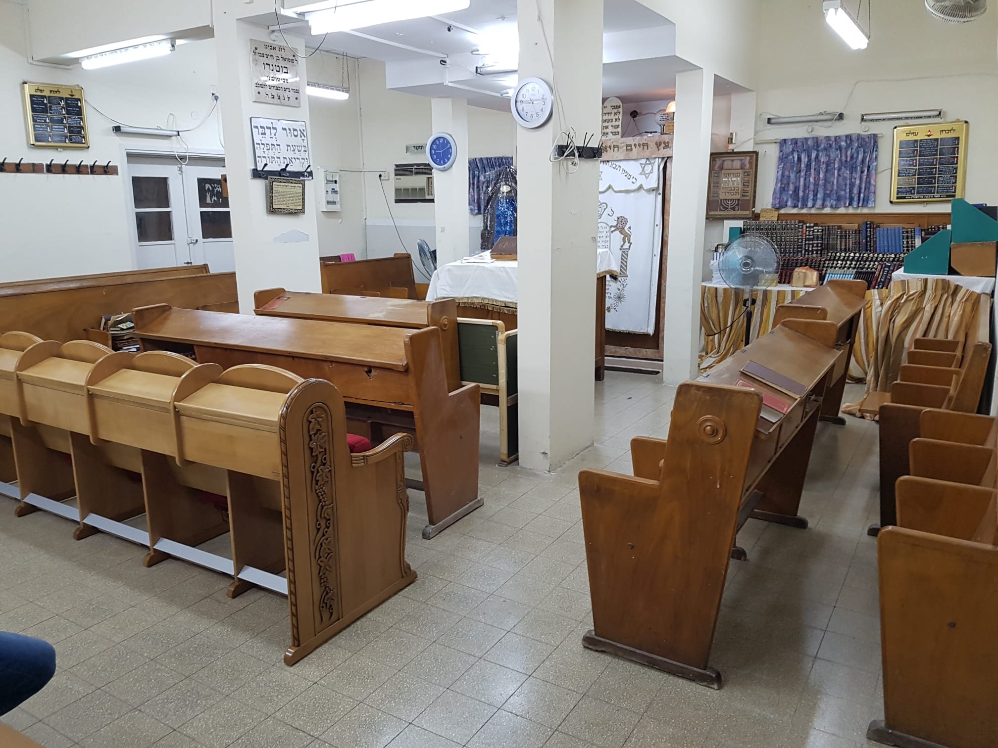 יונה יהב בבית הכנסת אליהו הנביא בקריית אליעזר | צילום: באדיבות עמותת בית הכנסת