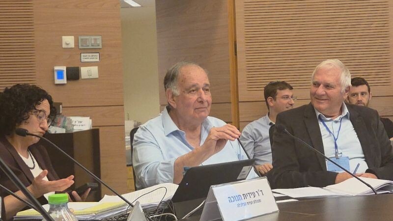 יונה יהב ואביהו האן בוועדת הכלכלה של הכנסת | צילום: דוברות עיריית חיפה