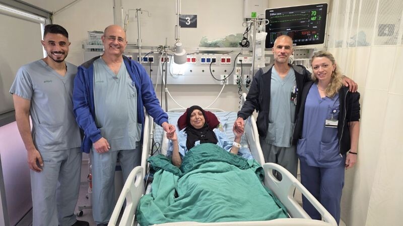 הלב של הצפון: צנתור נדיר בכרמל הציל את חייה של סבתא לשלוש