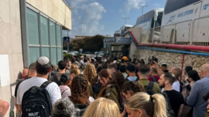 כאוס בתחנות הרכבת בחיפה: 