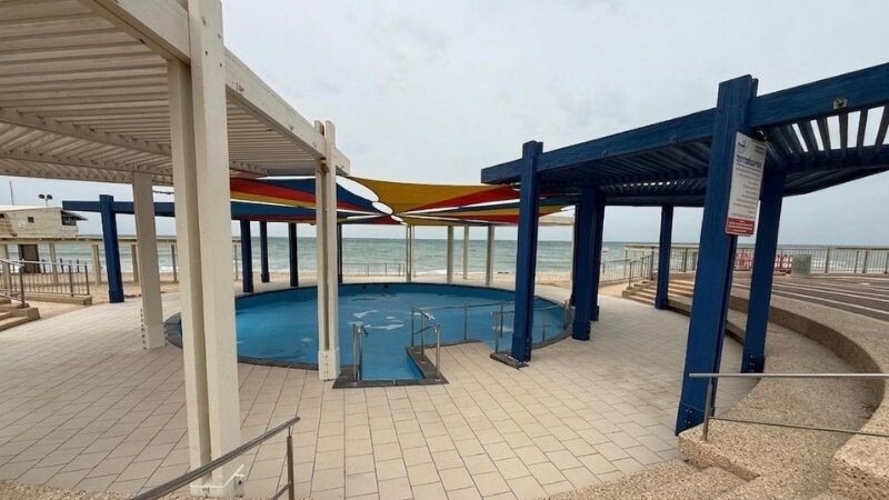 הושלם שדרוג בריכת הילדים בחוף זמיר