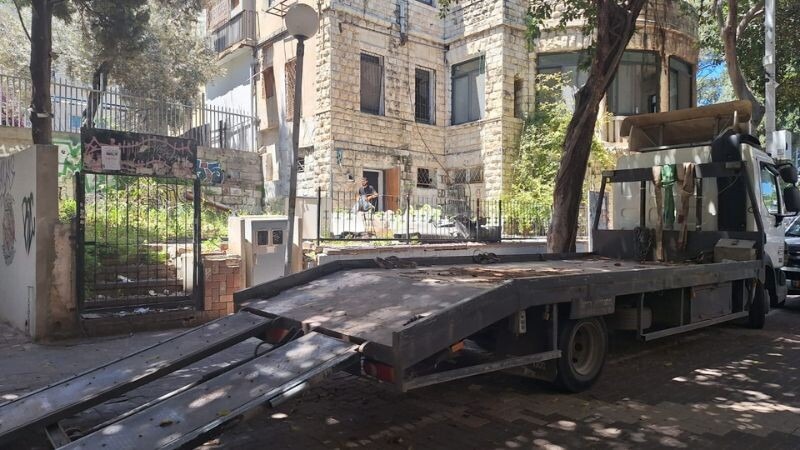 עבודות השיפוץ בנורדאו 2 | צילום: עומר מוזר