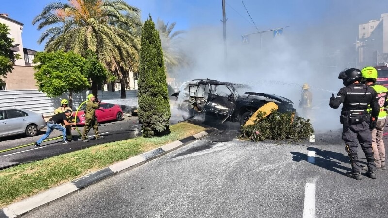 הרוג בפיצוץ רכב בקריית חיים