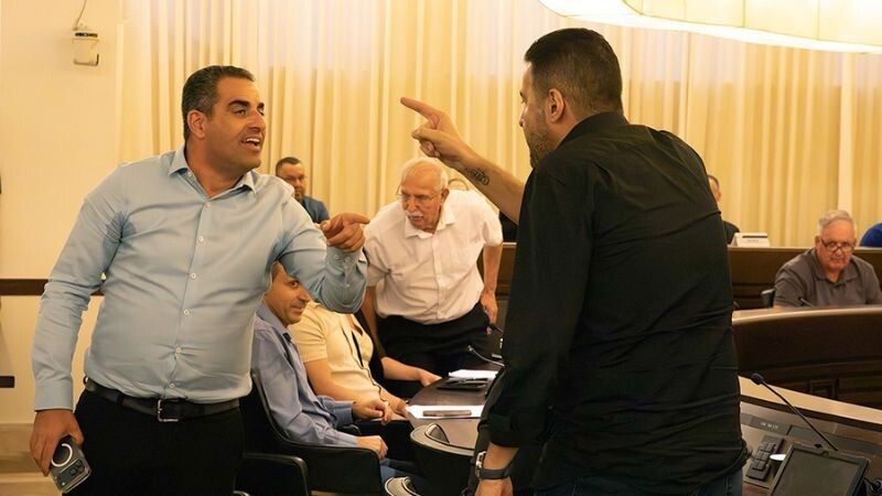 יניב בן שושן ורג'א זעאתרה | צילום: יאיר גיל