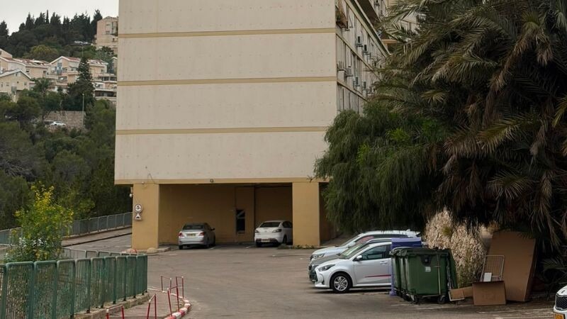 מגרש הכדורסל משמאל, מאחורי הגדר הירוקה. ליאון בלום 24-4 | צילום: בן מיכאל פרנקל
