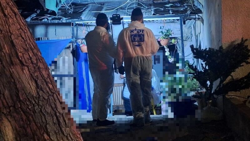 הזירה ברחוב הציונות | צילום: דוברות זק